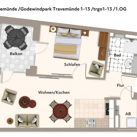 Appartement Godewindpark Travemuende Godewindpark Travemuende 1-13